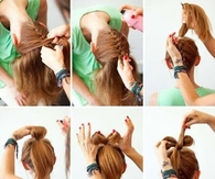 DIY Bow Tie Hairstyle