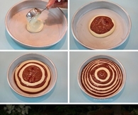 Zebra Surprise Cake
