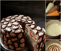 DIY Leopard Cake