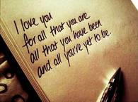 I love you