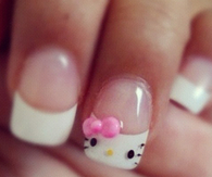 Hello Kitty Nails