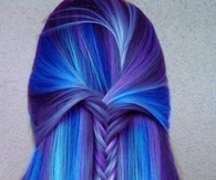 Deep Blue Hair