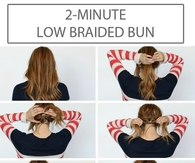 DIY Low Braided Bun