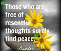 those who are free of resentful thoughts