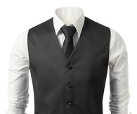 3 Pieces Set Solid Formal Tuxedo Vest Set $19.99 (XS~5XL Size Available)