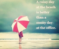 A Rainy Day At the Beach
