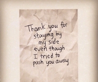 Thank You For Staying