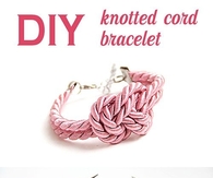 DIY Knotted Cord Bracelet