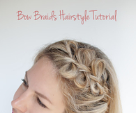 Bows Braid Hairstyle Tutoril