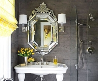 Yellow accents