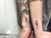 King and Queen tattoos