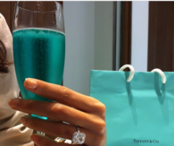 Turquoise champagne