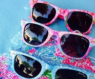 Bright colorful sunglasses