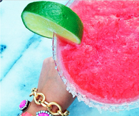 Frozen pink drink