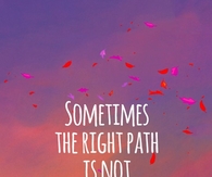 the right path