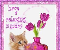 Have a relaxing sunday