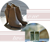 DIY Glitter Shoes
