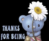 Thanks for being my friend