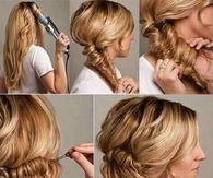 long hair updo