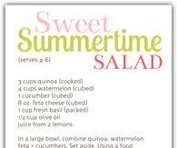 Sweet Summertime Salad