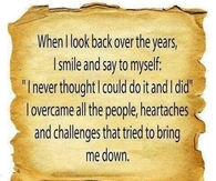 When I look back