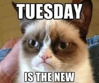 Tuesday is the new Monday