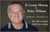In loving memory of Robin Williams