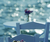 Blue tables