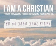 I am a Christian