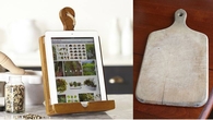 DIY Cutting Board Into Tablet Stand