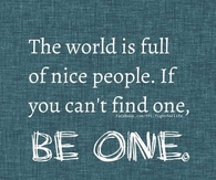 Be one