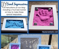 DIY Sand Impressions Tutorial