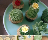 DIY House Plant Cupcakes Tutorial