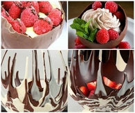 DIY Balloon Chocolate Bowls