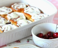Sweet cherry rolls