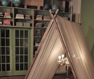 Kids play fort