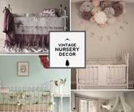 Vintage nursery decor