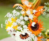 Wild wedding bouquet