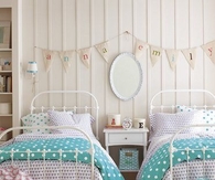 Twin girls bedroom