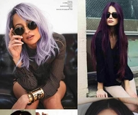 Purple hairstyles