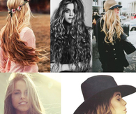 Long bohemian hair