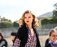 modern school girl