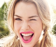Pretty pink lips