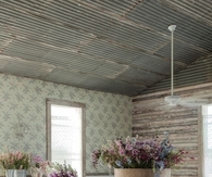 Rustic craft room