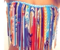 Colorful printed bikni