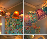 Lamp Shades On A String