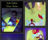 How to Make Safe and Edible Glow Water for Baths and Play