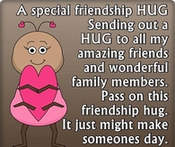 friendship hug