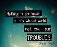 Nothing is permanent