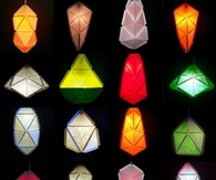 DIY Modular Geometric Paper Lamps Tutorial